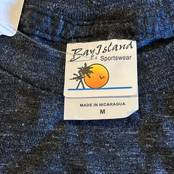 Bay Island Sportswear Men’s Dark Heather Grey Metallica Concert T-Shirt - Picture 5 of 7